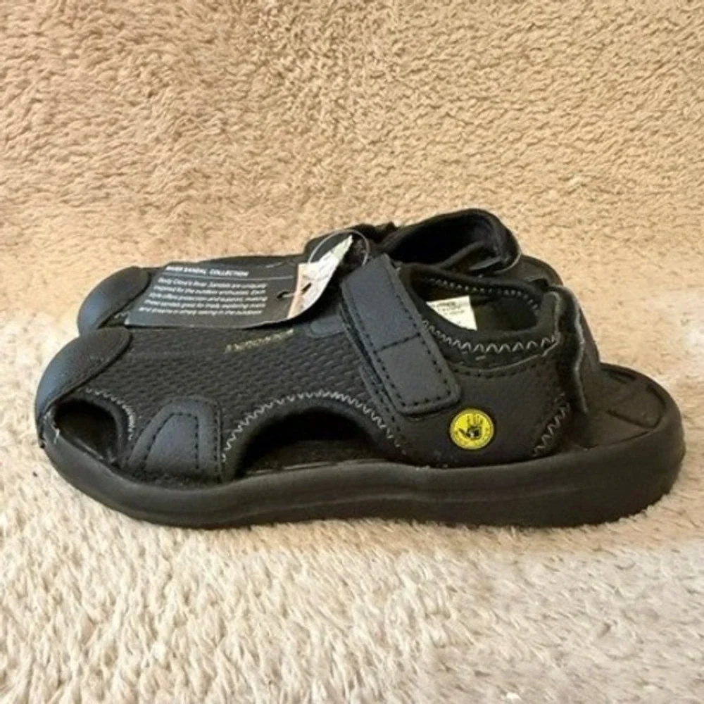 Body Glove Kids River Sandal Black Yellow Youth Size 3Y Shoes Waterproof New